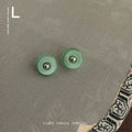 Jade Tone Chinese Style Pearl Drop And Stud Earrings view 12