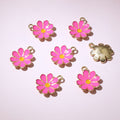 Colorful Daisy Enamel Alloy Charms in Nine Color Options view 10