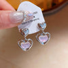 Silver Heart Drop