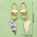 Cat Charm Keychains in 24 Pictured Variations for Bags and Keys view 11
