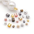Copper Metallic Crimp Bead Jewelry Findings with 21 Listed Options view 2