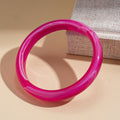 Marbled Acrylic Round Bangle Bracelets Four Colors view 2