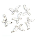 Crystal Butterfly Connector Charms in Seven Enamel Colors view 4