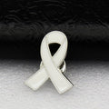 Colored Awareness Ribbon Metal Lapel Pin Brooch in 12 Styles view 10