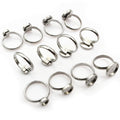 Stainless Steel Round Pad Ring Blanks in Four Sizes view 3