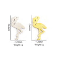 Enamel-Look Gold Silver Flamingo Alloy Charms in 6 Styles view 2