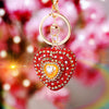 Red Plain-Pearl-Heart