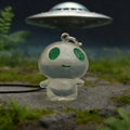 Glow-in-the-Dark Green-Eyed Alien Phone Strap Charms in Seven Poses view 4