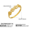 Gold White Lattice