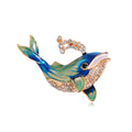 Dolphin Enamel Three Designs Metal Brooch Pin for Jackets and Lapels view 1