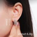 Multi-Rail Rope-Texture Hoop Earrings In Gold And Silver Tones view 4