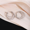 Silver Hoops