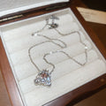 Crystal Heart And Round Pendant Layered Necklace Jewelry Design view 6