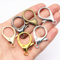 Large Lobster Clasps in Eight Metallic Finish Options view 2