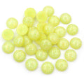 Fine Glitter Round Resin Cabochons in Thirteen Color Options view 9