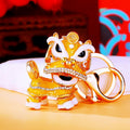Crystal Lion Dance Keychains with Coin Details in Seven Colors view 8