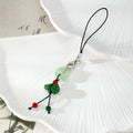 Jade-Tone Gourd Butterfly Phone Charms Black Strap 14 Styles view 2