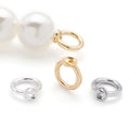 Double Hole Metal Connector Rings in Two Sizes and Three Finishes view 4