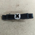 Satin Crystal Duckbill Hair Clips Six Black Pink Grey Styles view 8