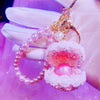 Glitter-Pink Daisy-Clamshell