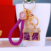 Purple-Cord Purple-Handbag