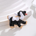 Dog Enamel Metal Brooch Pin 3.6 x 3.2 cm for Jackets and Lapels view 5