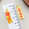 Gold Tone Zinc Alloy Scholar Hat Charm Pendant for DIY Bracelet Hair Tie Jewelry