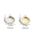 Enamel-Look Silver Gold Shell Alloy Charms in 18 Styles view 2