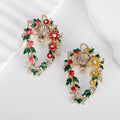 Flower Basket Wreath Enamel Two Designs Metal Brooch Pin view 5