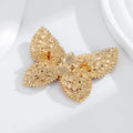 Butterfly Crystal Metal Brooch Pin 6.8 x 5.5 cm for Jackets and Lapels view 4