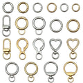Keychain Hardware Findings and Components in 20 Pictured Variations view 5