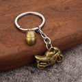 Alloy Motorcycle Model Keychain Bag Charm Car Key Accessory