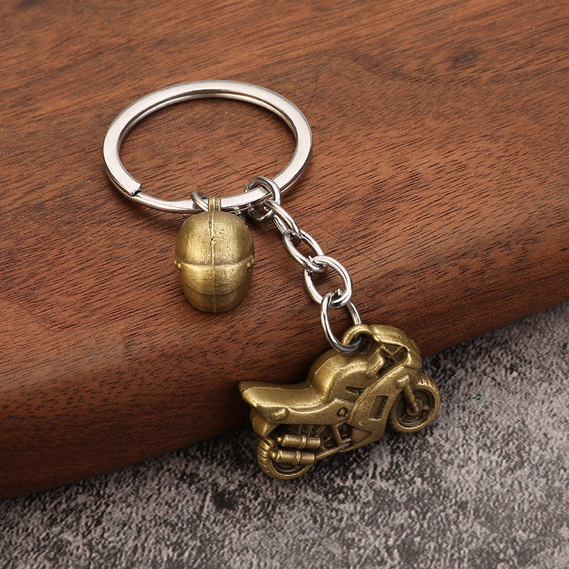 Alloy Motorcycle Model Keychain Bag Charm Car Key Accessory