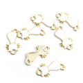 Pastel Enamel Cat Silhouette Charm Collection for Jewelry Making view 12