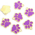 Enamel-Look Gold Silver Cat Paw Alloy Charms in 14 Styles view 12