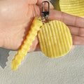 Realistic Silicone Potato Chip and French Fry Clip Keychains view 1