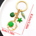 Nine Colorful Ocean Animal and Mermaid Metal Keychain Designs view 10