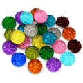 Round Resin Crystal Cluster Flatback Cabochons in 38 Variations view 1