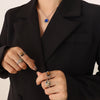 Steel Blue Necklace