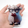 Cartoon Cow Printed Acrylic Ball Chain Hanging Charms in Six Designs view 4