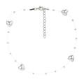 Floating Pearl and Heart Illusion Wire Choker Necklaces view 5