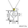 Silver Tone Infinity Heart Pearl Pendant Necklace Polished Chain Fashion Jewelry view 4