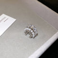 Silver Tone Crystal Ear Cuffs in Eight Assorted Designs view 12