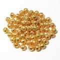 Openwork Round Metal Beads in Twenty Four Size and Finish Options view 8