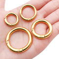 Metallic Spring Ring Jewelry Findings with 28 Listed Options view 2