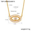 Gold Eye Necklace