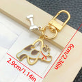 Jumping Dog and Bone Enamel Clasp Keychains in 16 Designs view 10