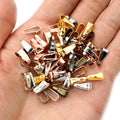Metal Pinch Bail Pendant Connectors in Eight Color Finishes view 2