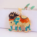 Rhinestone Elephant Keychain With Lobster Clasp, 6 Color Styles view 9