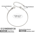 Double Layer Fine Chain Bracelets in Three Metal Finishes view 7